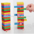 54pcs wooden OEM block jenga classic game with your logo
